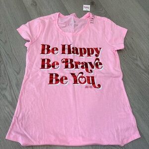 Justice Pink Graphic T-Shirt size 14/16 new